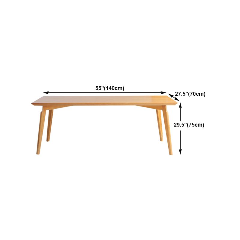 Modern 1/3/5/7 Pieces Dining Set Rectangle Pine Wood Dining Table for Dining Room