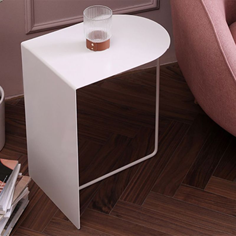 19.7" Tall Iron Side Table Mid-Century Sofa Side Accent Table