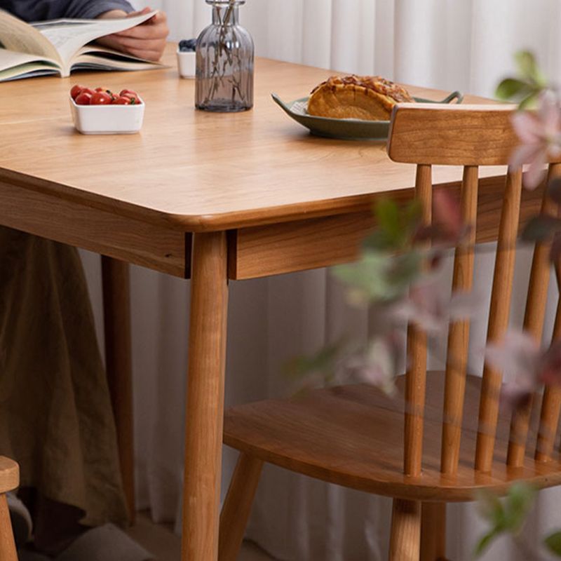Modern Extendable Dining Table Solid Wood Dining Table for Dining Room