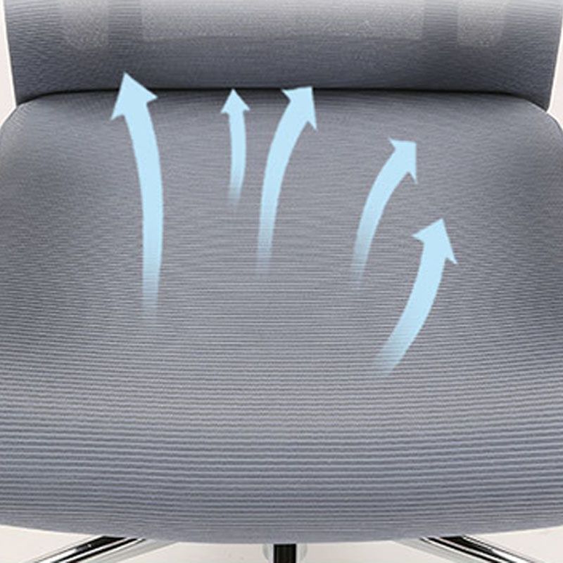 Modern Mesh Computer Chair Mid Back Chair with Wheels No Distressing