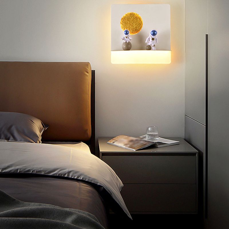 Modern Style Geometric Wall Mounted Light Metal 1 Light Wall Lighting Ideas