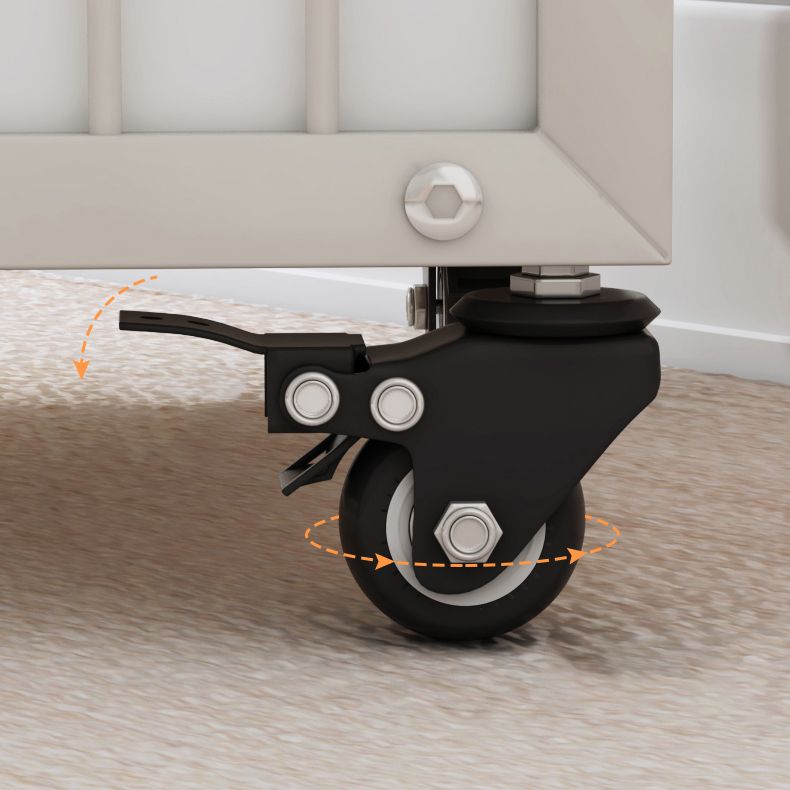 Modern Metal Bookshelf Standard Closed Back Shelf Vertical Bookcase