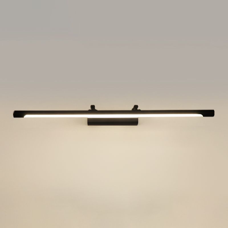 Modern Style Strip Vanity Lighting Fixtures Metal 1 Light Vanity Wall Sconce