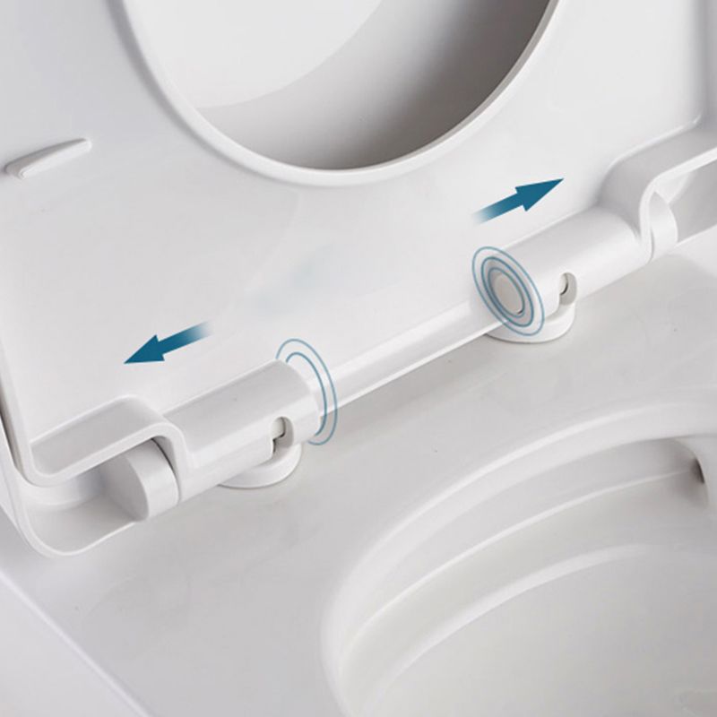 Modern Floor Mounted Toilet Slow Close Seat Included Toilet Bowl for Bathroom