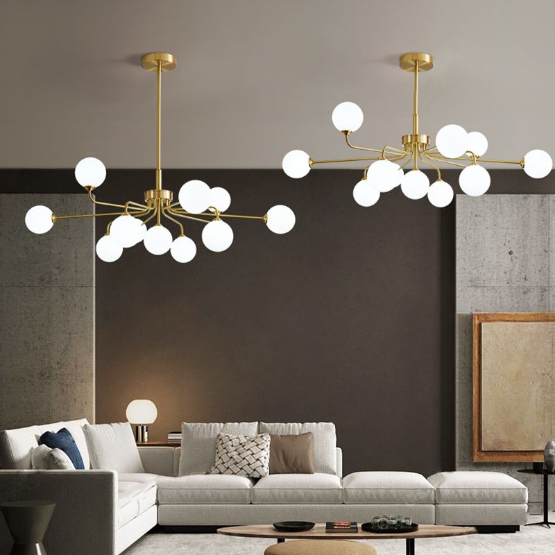 Leichte Luxus moderner nordischer Stil Anhänger Kronleuchter Licht für Wohnzimmer Schlafzimmer