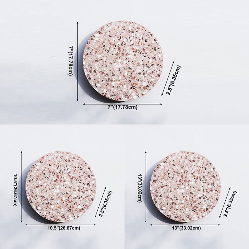 Modern Simple Stone Wall Light Colorful Marble Round Shape LED Wall Lamp for Living Room