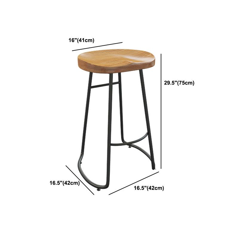 Modern Table Set 1/7 Pieces Bar Rectangle Wood Counter Table with Stools for Milk Tea Shop