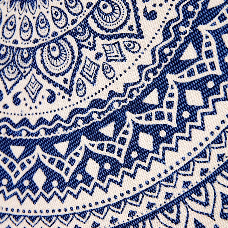 Nostalgia Moroccan Rug Classic Cotton Blend Rug Friendly Washable Carpet with Fringe for Home Decor