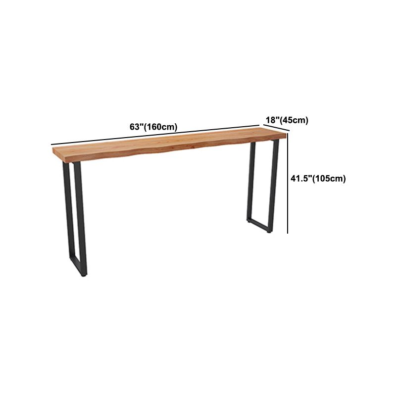 1/2/3 Pieces Modern Rectangle Pub Table Set Solid Wood Bistro Table Set