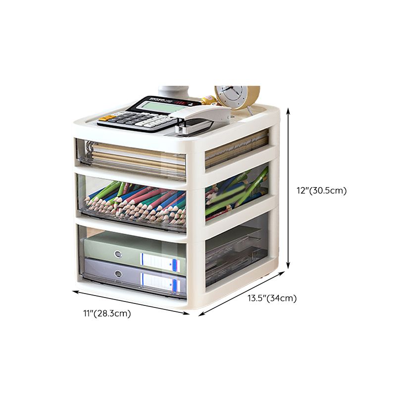 Modern Plastic File Cabinet Drawers Storage Filing Cabinet for Office