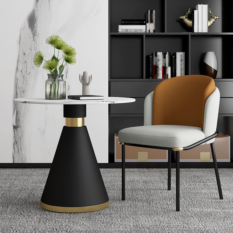 Metal Leg Dining Chair Modern Coffee Shop Parsons Dining Side Chair