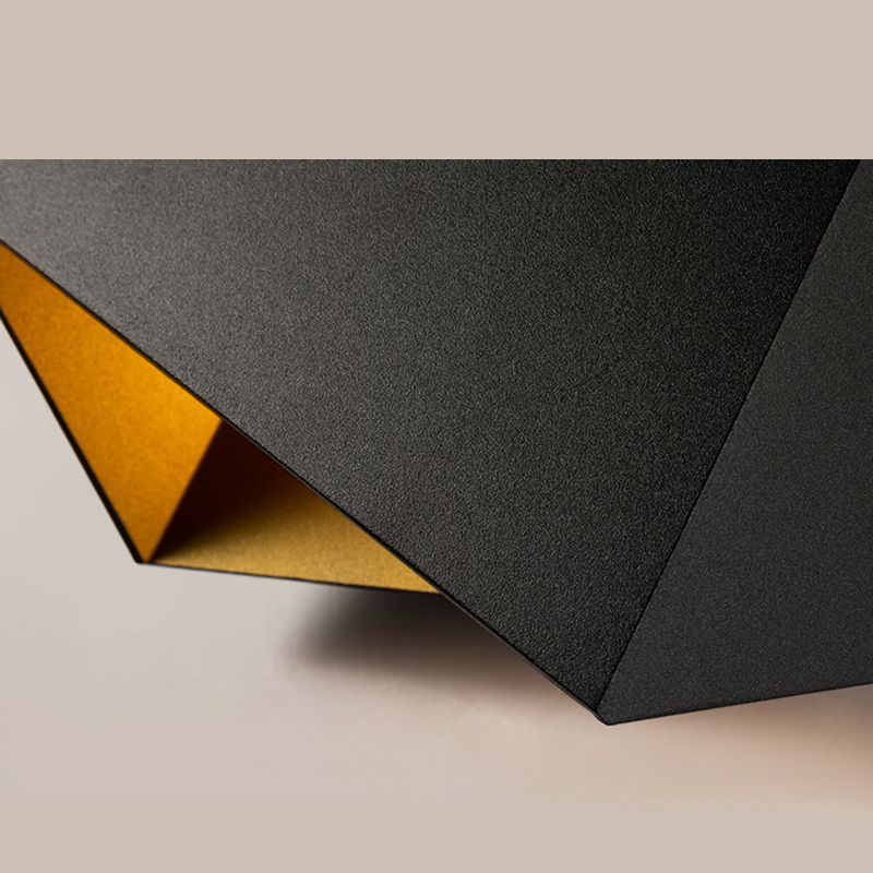 Moderne minimalistische stijl Origami Wall Light SCONCES Metaal 1 Lichtwandverlichting voor woonkamer