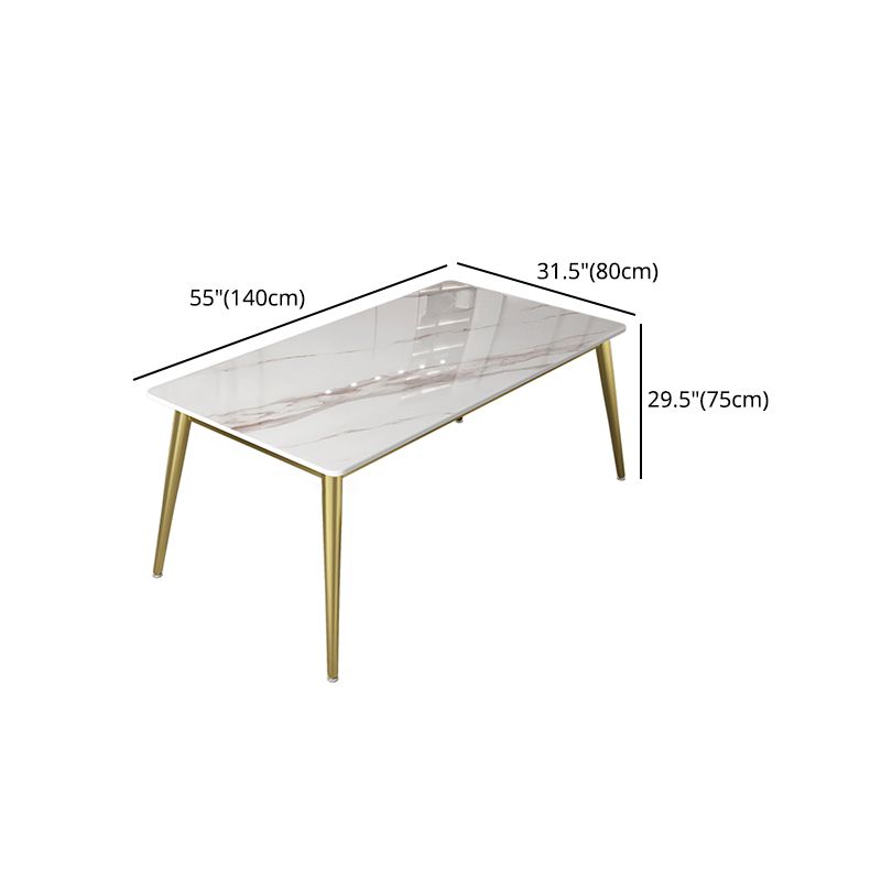 Glam Sintered Stone Dining Table Set 1/4/5/7 Pieces Dining Set