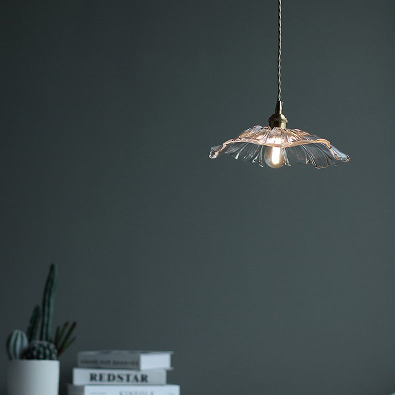 Blumenschlafzimmer Anhänger Beleuchtungsbehandlung Glas zeitgenössische Decke Anhänger Licht