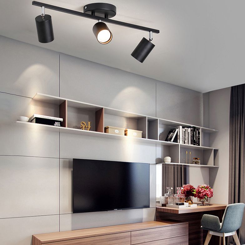 Nordic Ceiling Track Lighting Household Surface Mounted Downlight for Living Room Background Wall Cloakroom and Commercial Shop