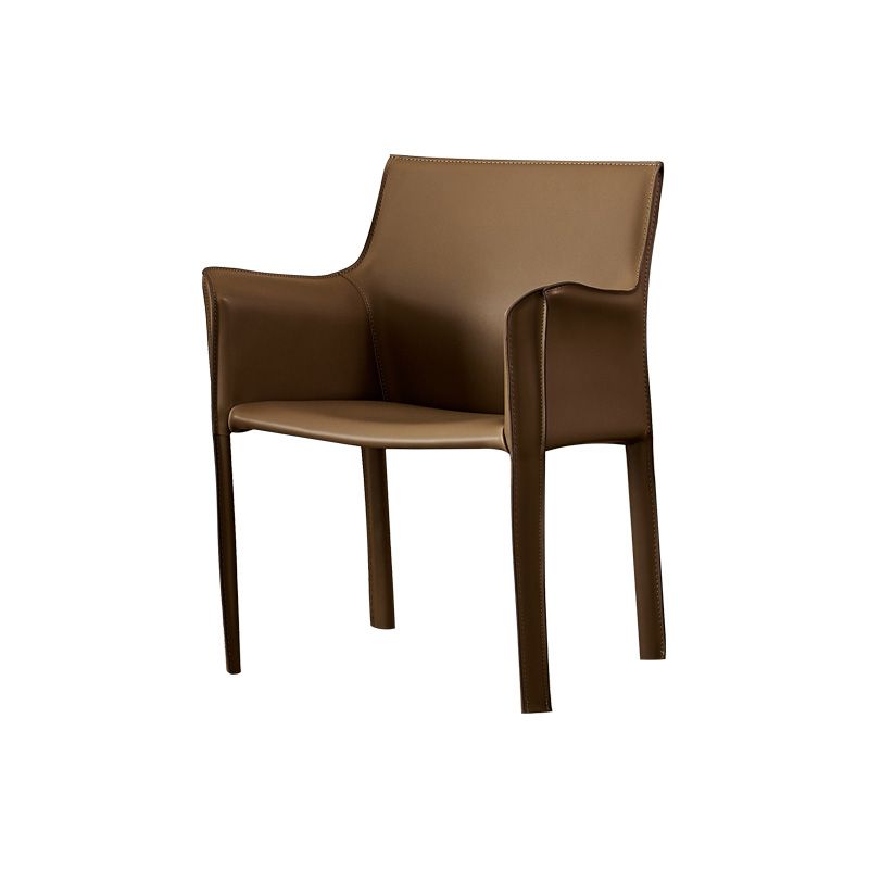 Indoor Dining Side Chair Parsons Metal Legs Dining Room Chair