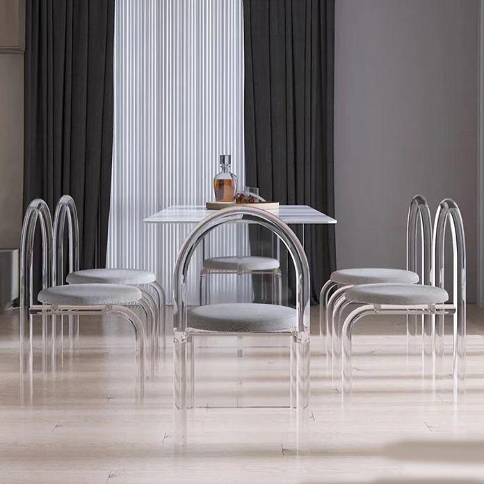 Modern 1/7 Pieces Dining Set Rectangle Stone Dining Table for Dining Room