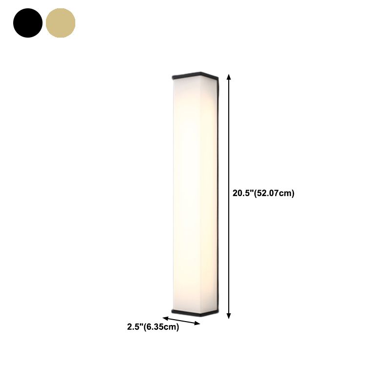Contemporary Style Wall Mount Lamp Glass Wall Sconce Light for Living Room