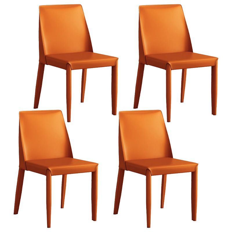 Sintered Stone Dining Table Set 1/4 Pieces Modern Rectangle Dining Table Armless Chairs