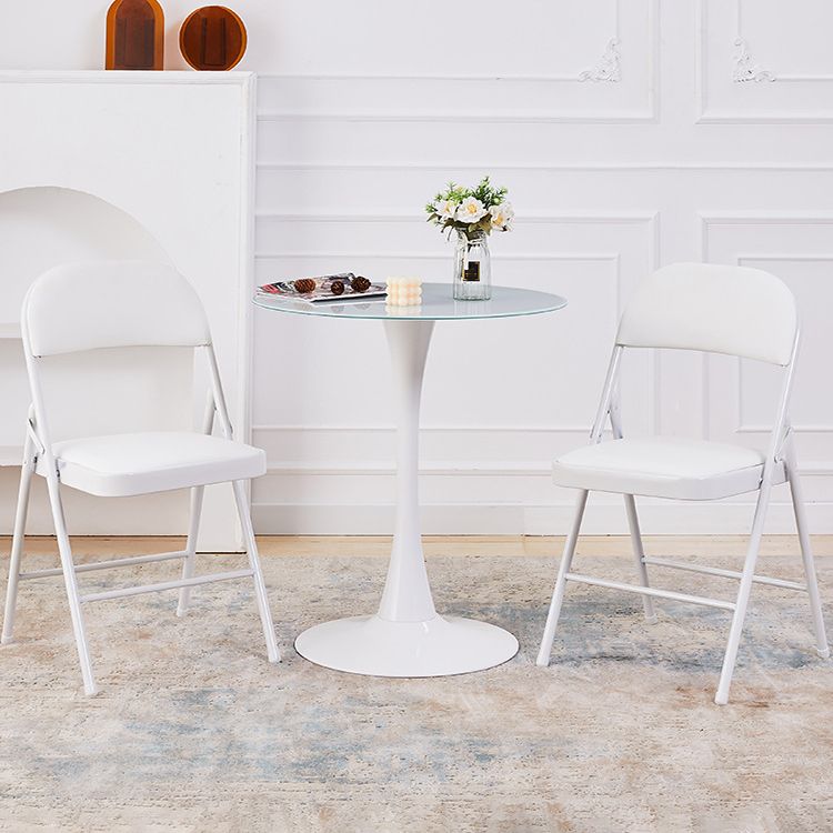 Round Dining Table Contemporary Dining Table with Tulip Base