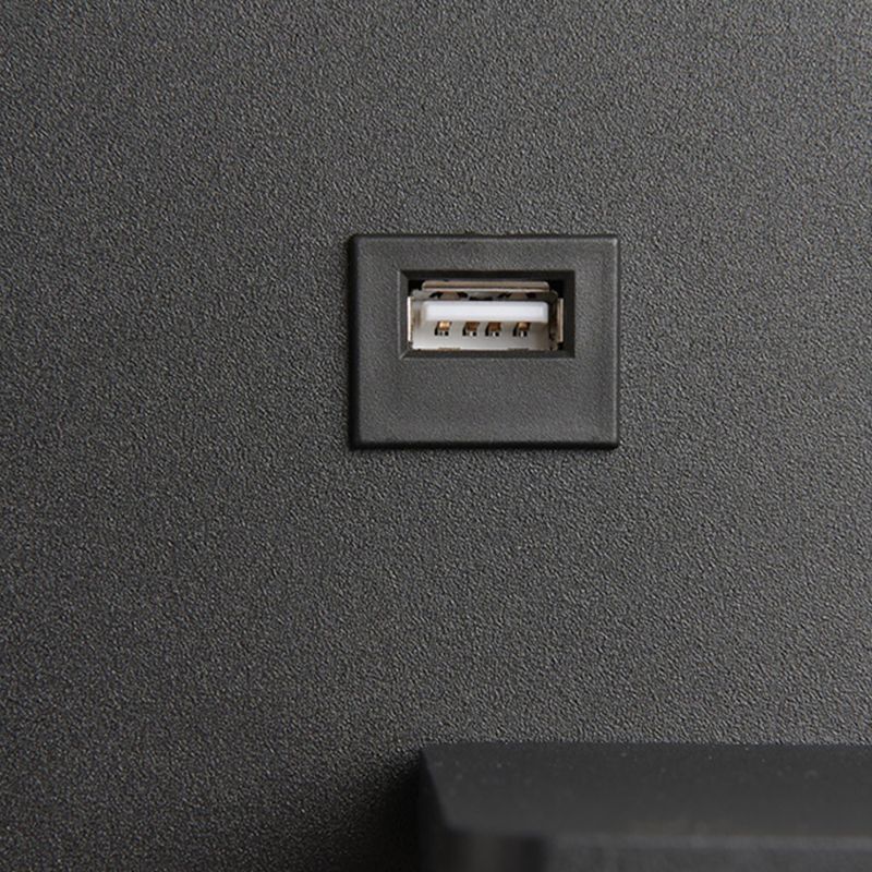 2 Lights Square Reading Wall Lighting Modern Style Metal Wall Mounted Light Fixture