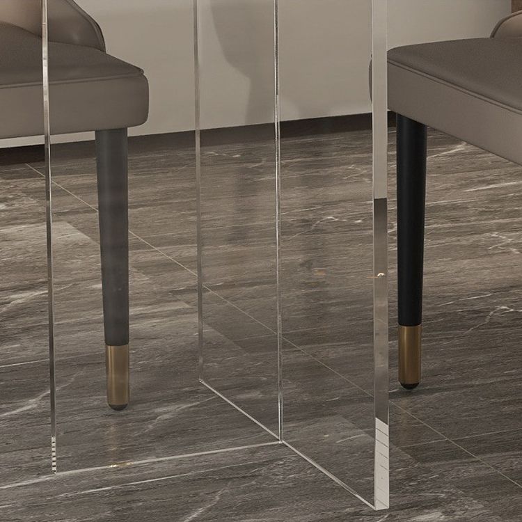 Modern 1/4/5/7 Pieces Dining Set Acrylic Dining Furniture Set /Separate Items
