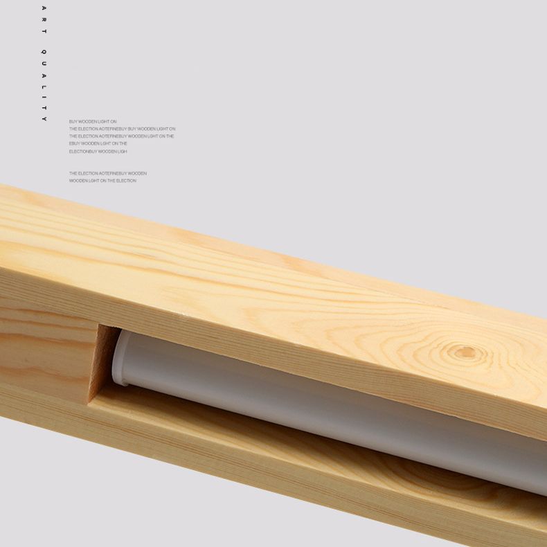 Pendance île rectangulaire beige éclairage moderne les lampes îles à LED minimaliste modernes