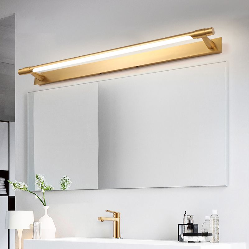 LED Strip Shape Vanity Light Fixtures Traditional Mirror Front Lighting for Bathroom