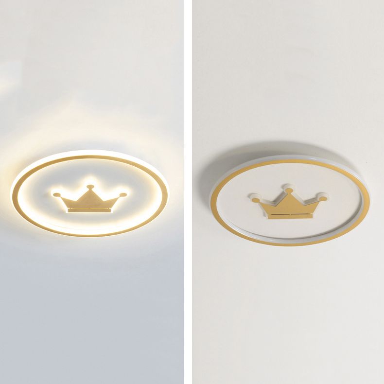 Children Ceiling Mount Light LED Ceiling Light with Acrylic Shade for Kid's Room