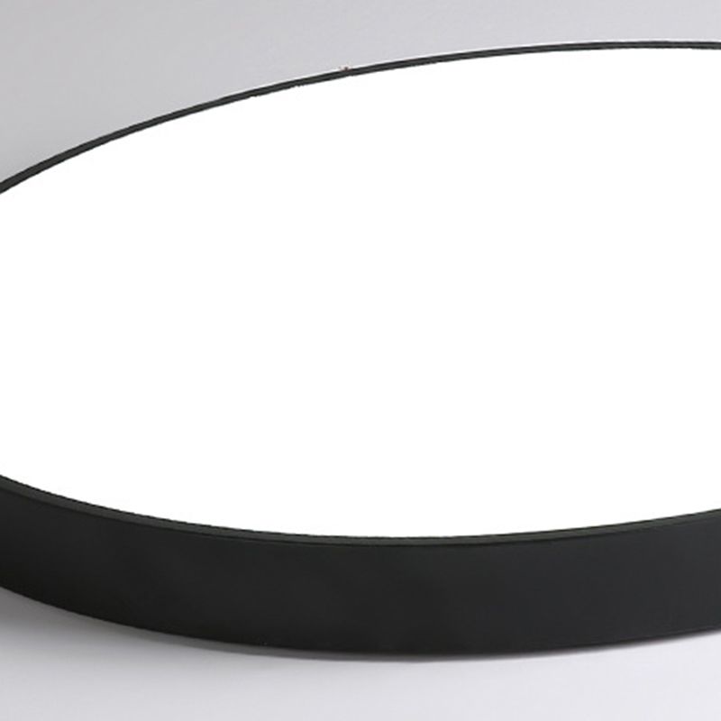 Lámpara de techo LED de forma redonda, hierro macarrón moderno, 1 luz, montaje empotrado para pasillo de dormitorio
