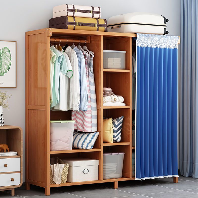 Rectangular Wardrobe Cabinet Modern Style Home Wooden Wardrobe Closet