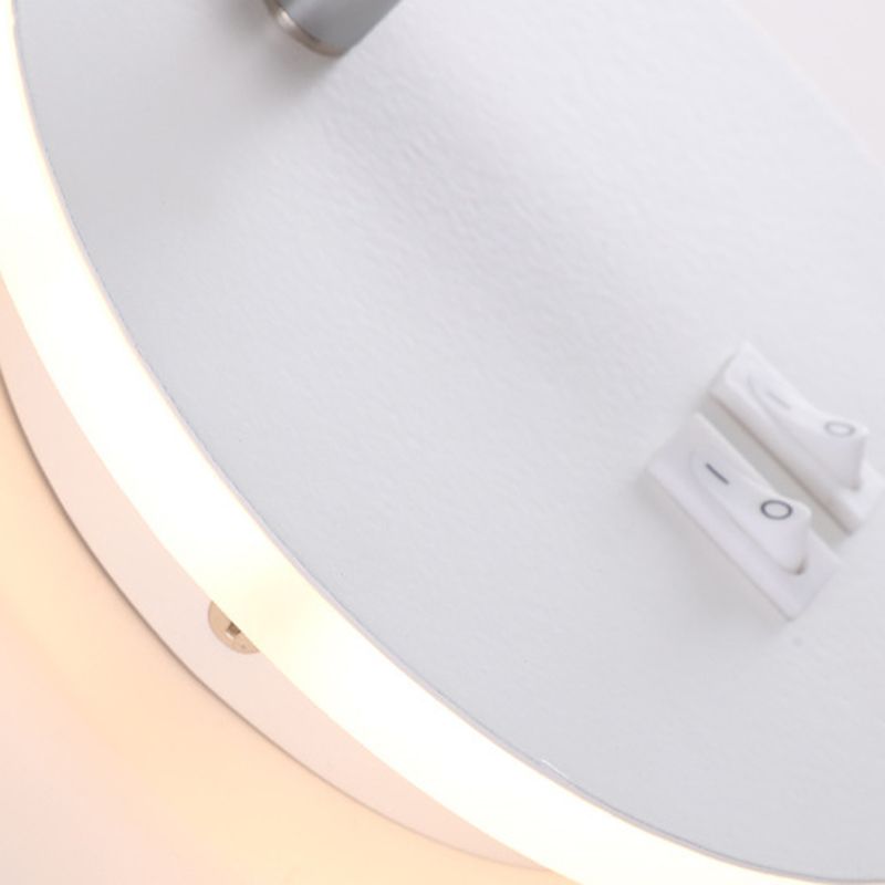 Nordic Style Metal Wall Light Geometry Reading Rotatable LED Wall Lamp for Bedroom