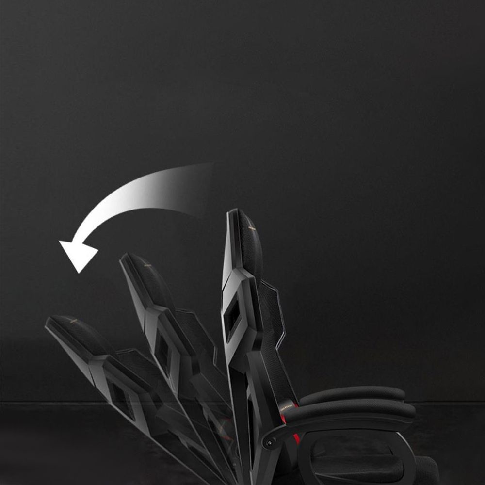 Modern Nylon Frame Gaming Chair Swivel Computer Desk Chair with Padded Arms