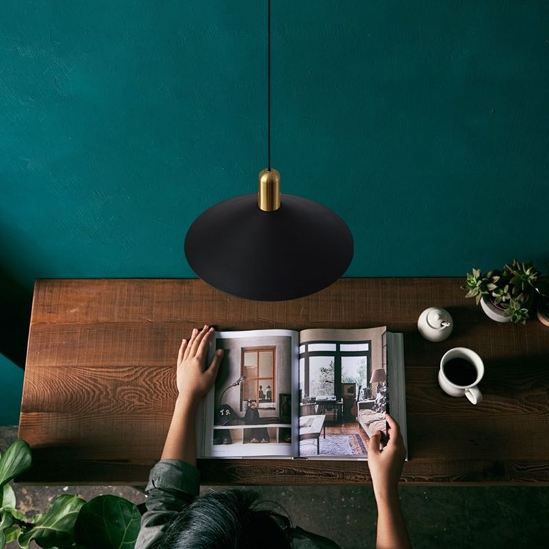 Postmodern Metal Hanging Light Pendant Light Conical Shape Hanging Light for Kitchen