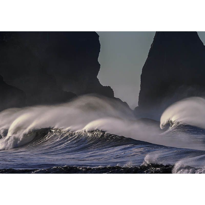 Photography Stain Resistant Wallpaper Bedroom Environmental Indoor Sea Print