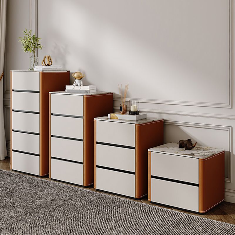Modern Storage Chest Dresser Stone Storage Chest with 2/3/4/5 Drawers