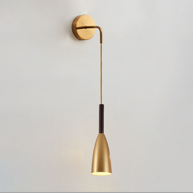 Postmodern Wall Light Golden Frame Wall Sconce Light for Living Room Bedroom