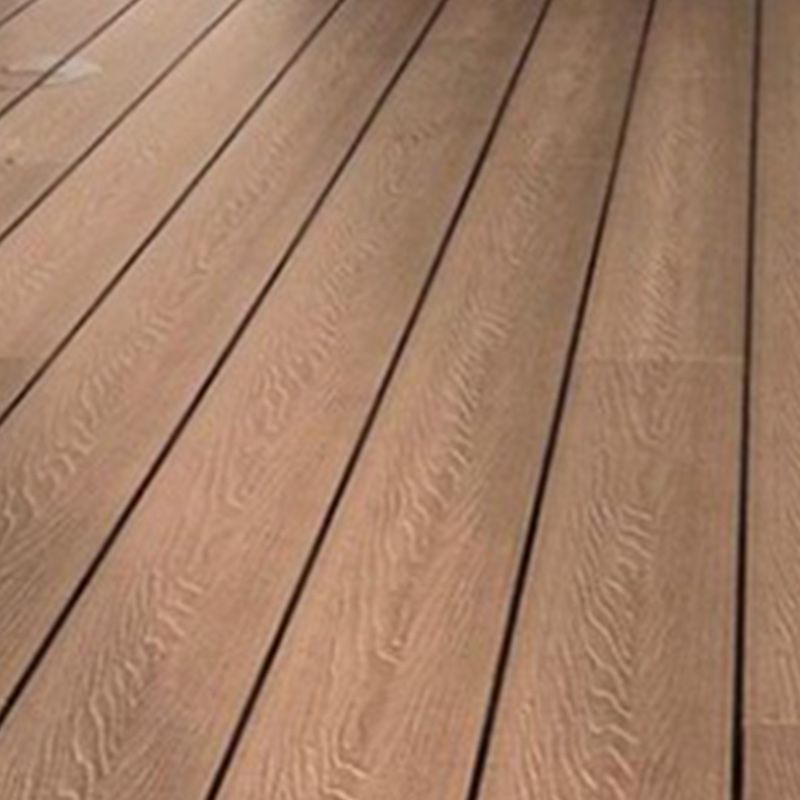 Waterproof Engineered Hardwood Flooring Medium Wood Click-Locking for Patio Garden