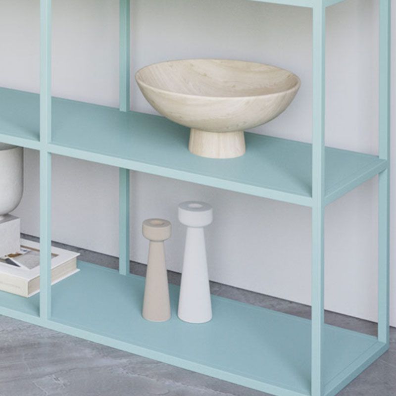 Open Back Modern Style Bookcase Metal Bookshelf for Home Office