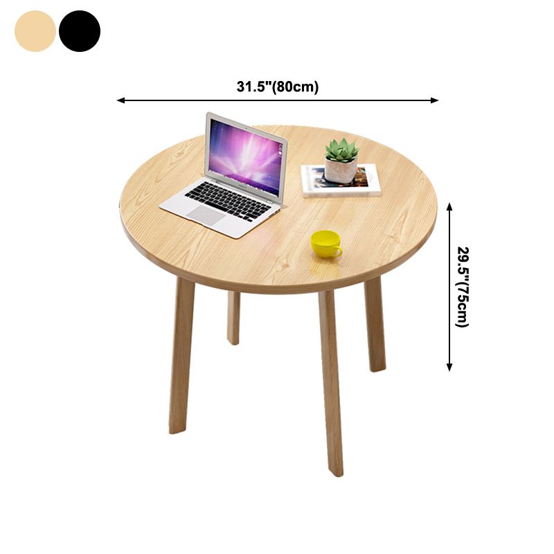 Minimalistische ronde vorm MDF-tafel Standaard eettafel voor keuken