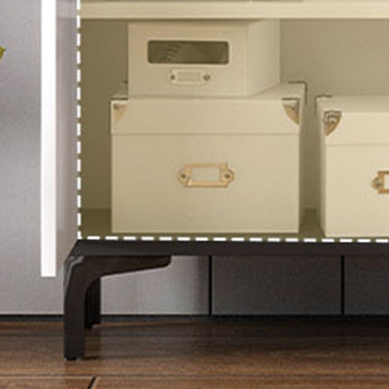 35.4'" Tall 5 - Drawer Wooden Chest, Contemporary Rectangle Accent Cabinet