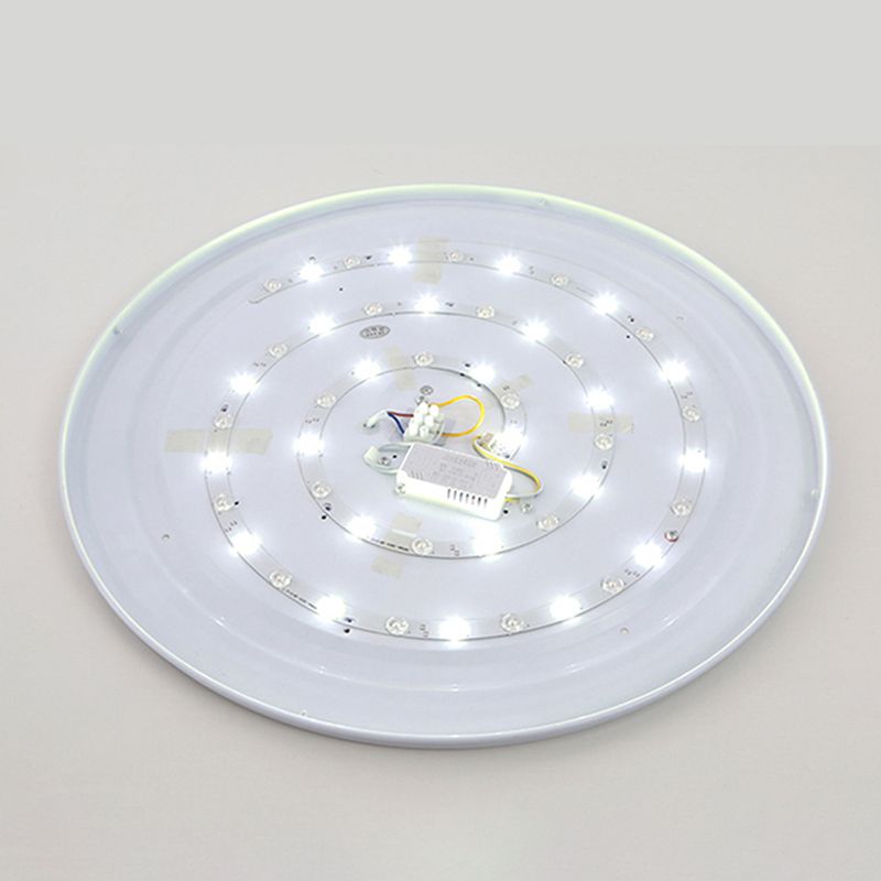 Lámpara LED de montaje empotrado, pantalla acrílica, luz de techo para sala de estar y comedor