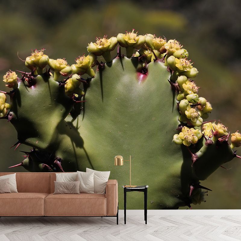 Common Plant Mural for Living Room Reading Room Decoration, Water Resistant