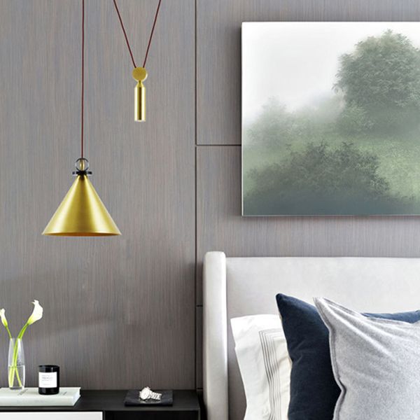 Metal Hanging Light Postmodern Style Pendant Light Cafe Shop Hanging Light