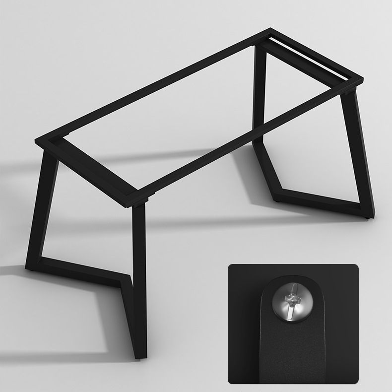 Industrial Style Dining Table Sintered Stone Rectangle Table for Home