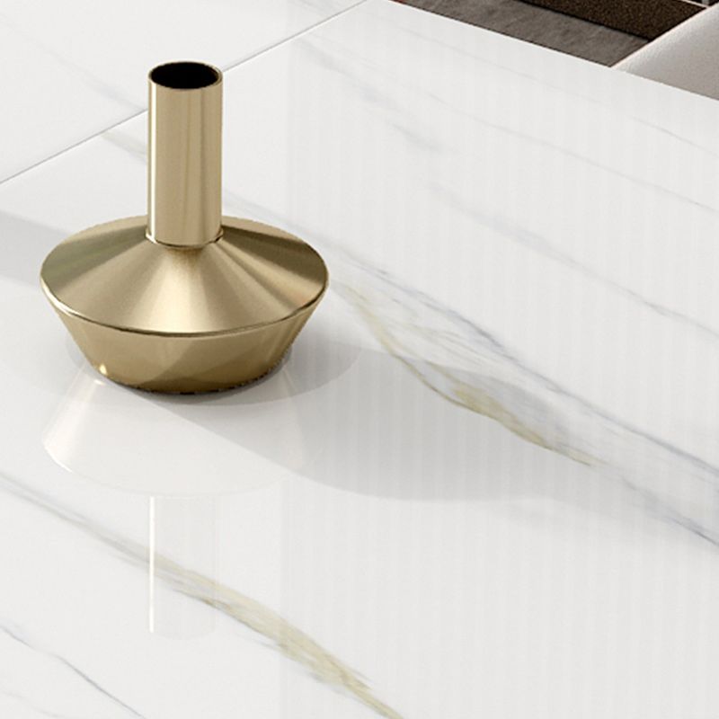 Glam 1/4/5/7 Pieces Rectangle Dinette Set with Sintered Stone Scalable Dining Table Set