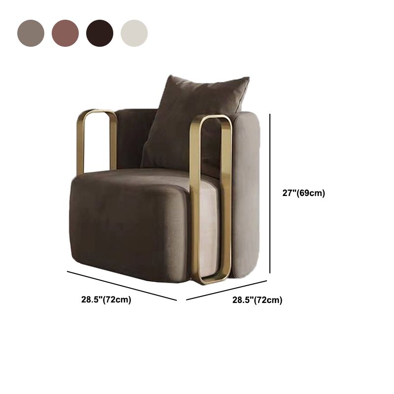 27.16" High Armchair Recessed Arms Included Chair for Living Room