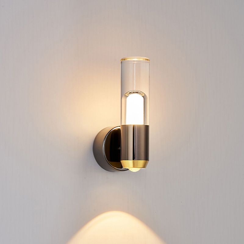 Modern Wall Sconce Cylinder Sconce Lighting with Metal for Bedroom