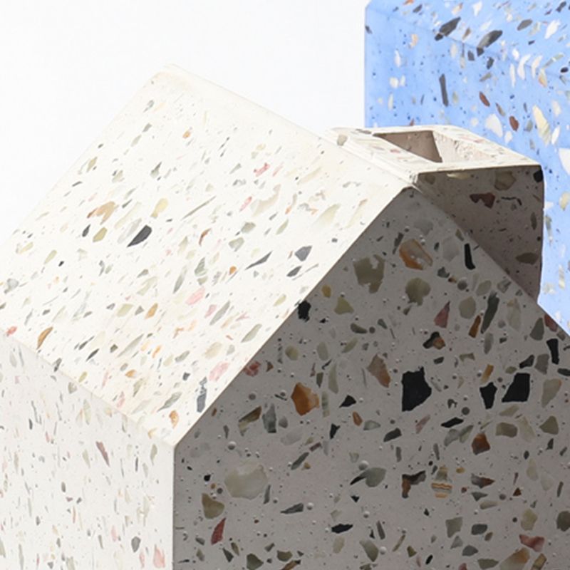 Nordic Cement Wall Light House Shape Colorful Wall Sconce for Living Room