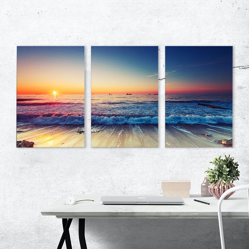 Modern Style Wall Art Print Light Color Natural Landscape Painting, Multiple Sizes